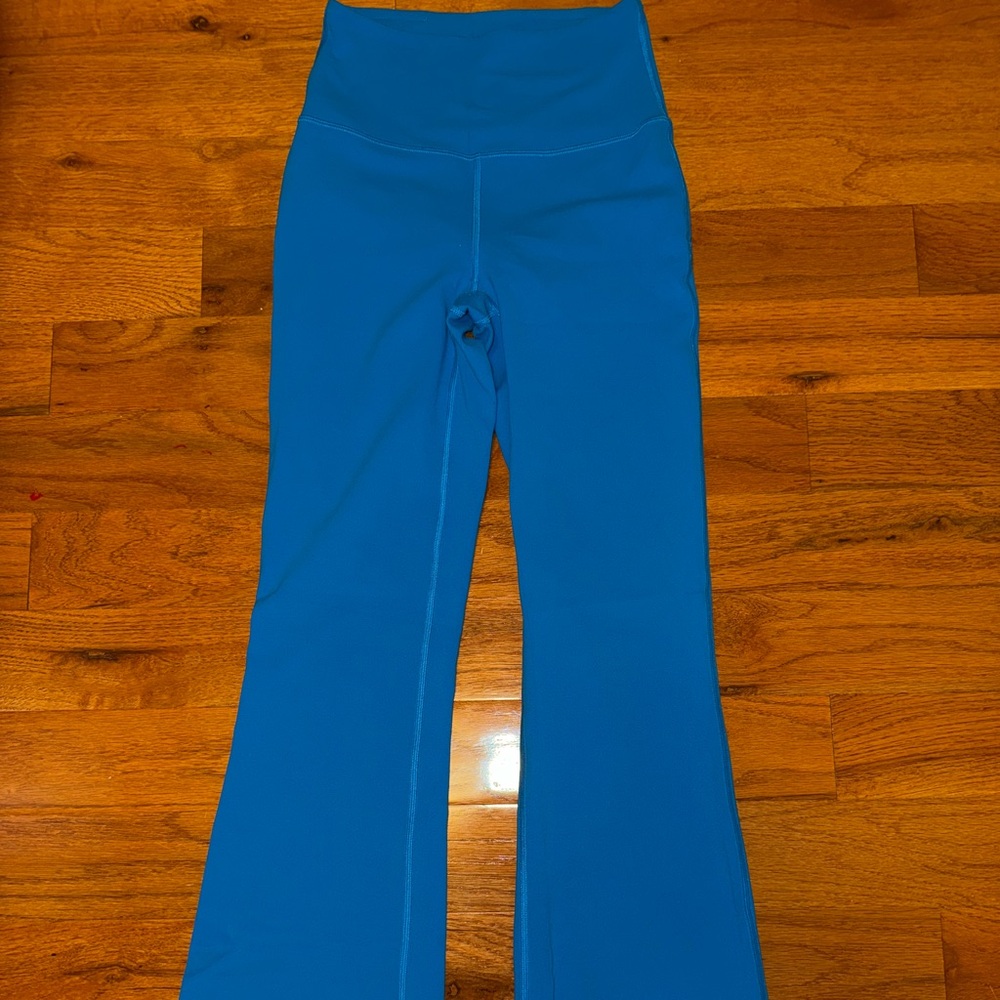 Blue Flared Bottoms